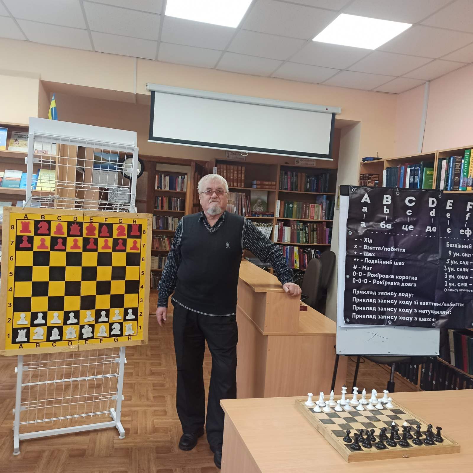 Майстер-клас по грі у шахи